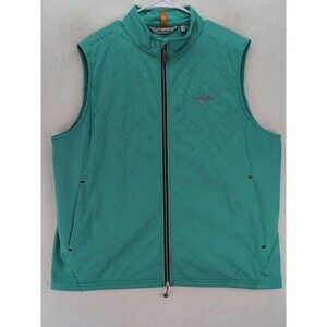 Peter Millar Fuse Elite MF22EZ46 Quilted Performance Golf Vest Men's Size XL